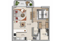 1 bedroom apartment